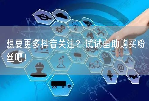 想要更多抖音关注?试试自助购买粉丝吧!
