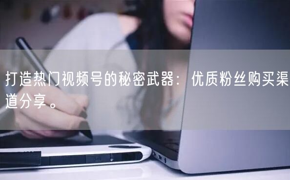 打造热门视频号的秘密武器:优质粉丝购买渠道分享。