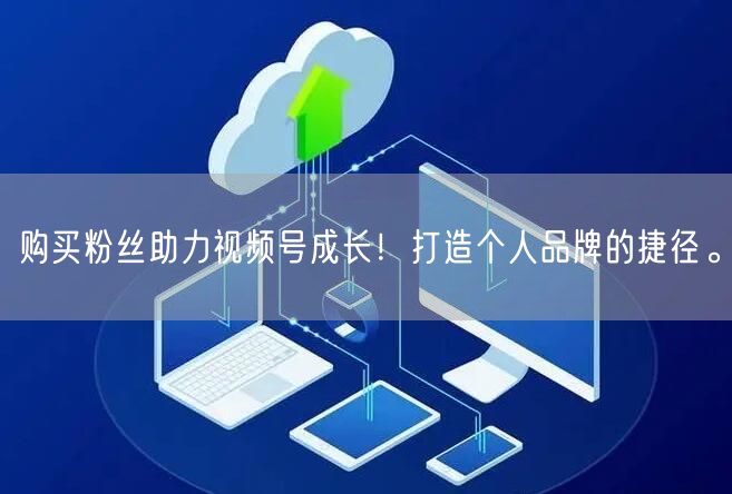 购买粉丝助力视频号成长!打造个人品牌的捷径。