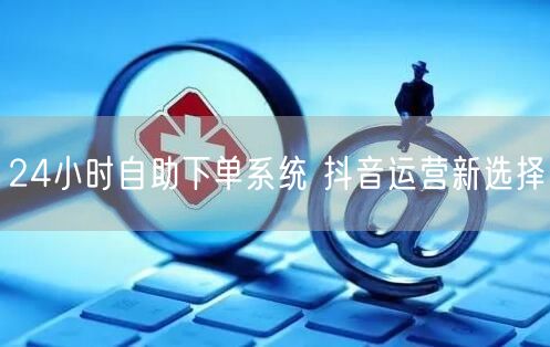 24小时自助下单系统 抖音运营新选择