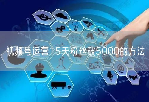 视频号运营15天粉丝破5000的方法