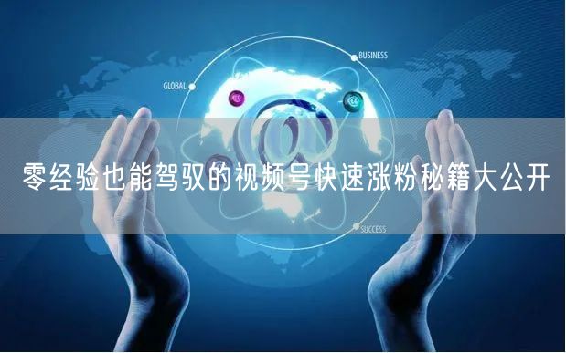 零经验也能驾驭的视频号快速涨粉秘籍大公开