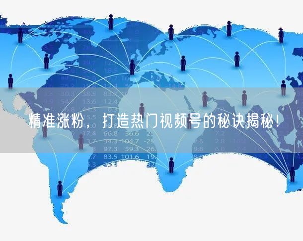 精准涨粉，打造热门视频号的秘诀揭秘！